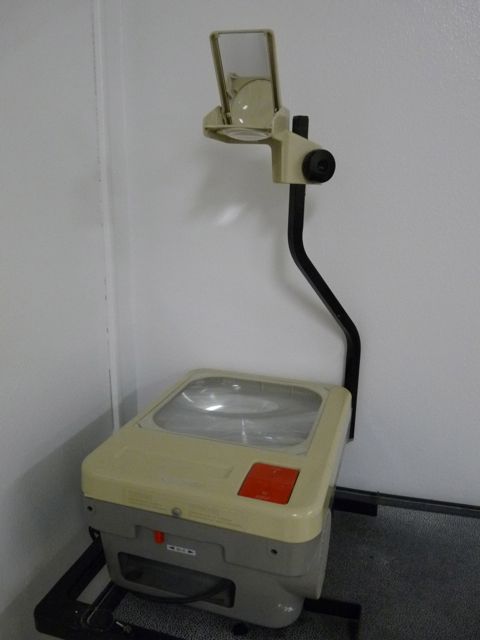 In some classrooms, the most advanced piece of technology was an overhead projector.