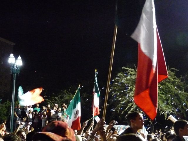 Mexican Independence Day is annually celebrated in Downtown El Paso.