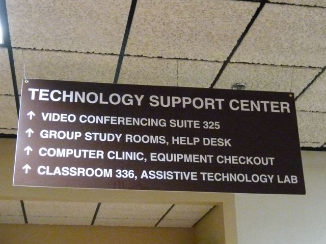 Technology Support Center in the UTEP Library