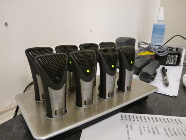 Mini-microphones for Elements classroom