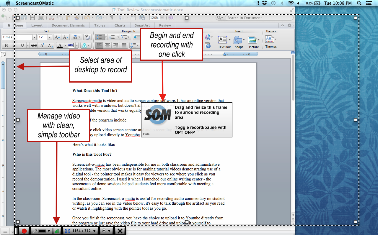Screencast o Matic Screenshot