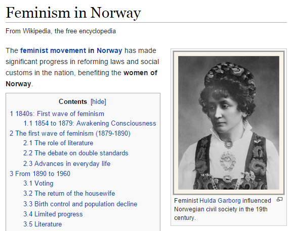Feminism in Norway
