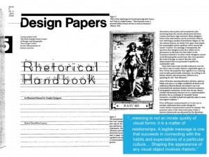 Design Papers: Rhetortical Handbook