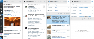 Screenshot of the DRC feed on TweetDeck