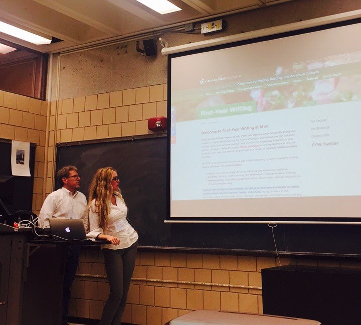 Halbritter & Lindquist introduce MSU’s FYW Program