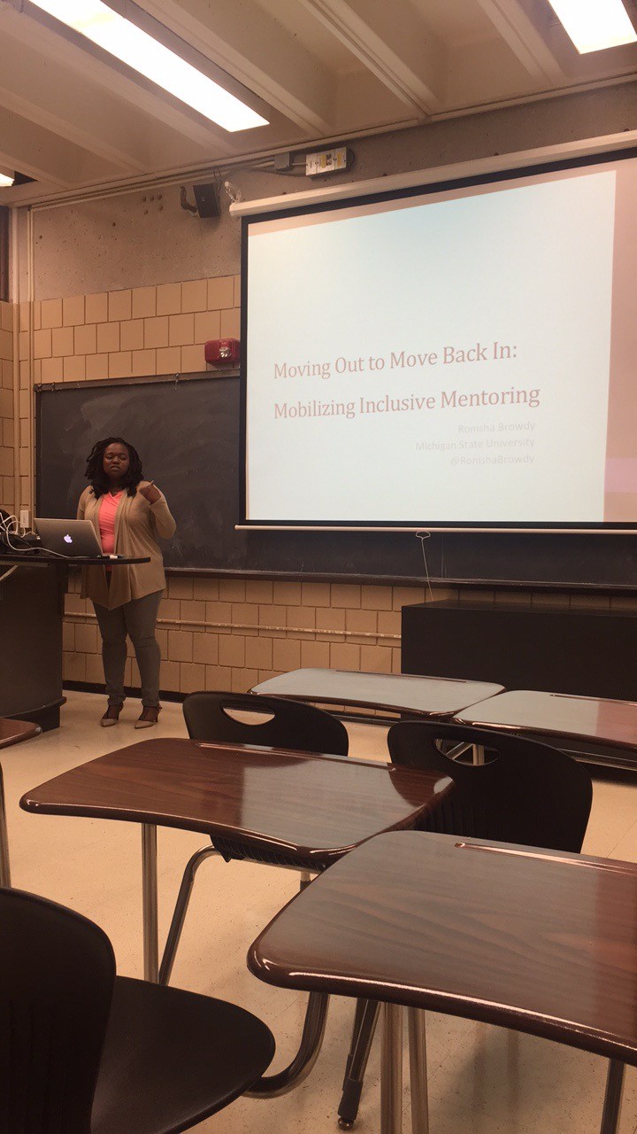 Browdy discusses Inclusivity in Academic Mentoring Spaces
