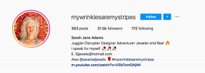 Instagram profile