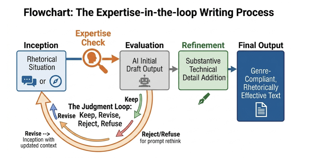 Figure 1:AI-assisted composing as an interpretive loop