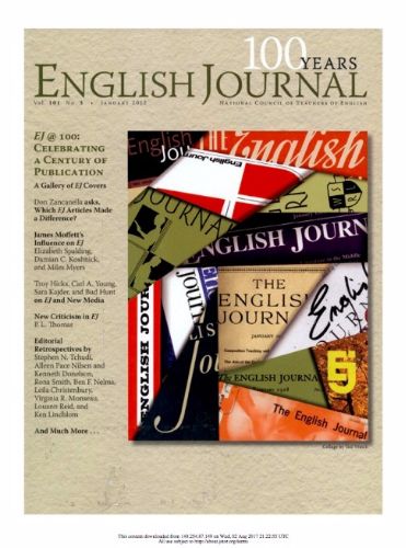 English Journal cover, January 2012