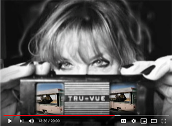 YouTube video still of Jody Shipka holding a view finder