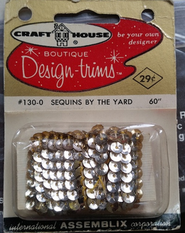 Photo of sequin trim.