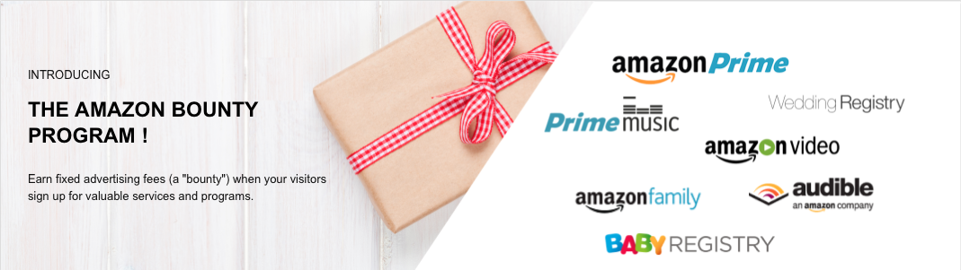 banner ad for amazon bounty program